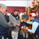 भद्रकाली मंदिर पहुंचे सीएम धामी, गणेश जोशी संग की पूजा-अर्चना