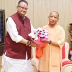 कृषि मंत्री गणेश जोशी ने उत्तर प्रदेश के मुख्यमंत्री योगी आदित्यनाथ से की शिष्टाचार भेंट